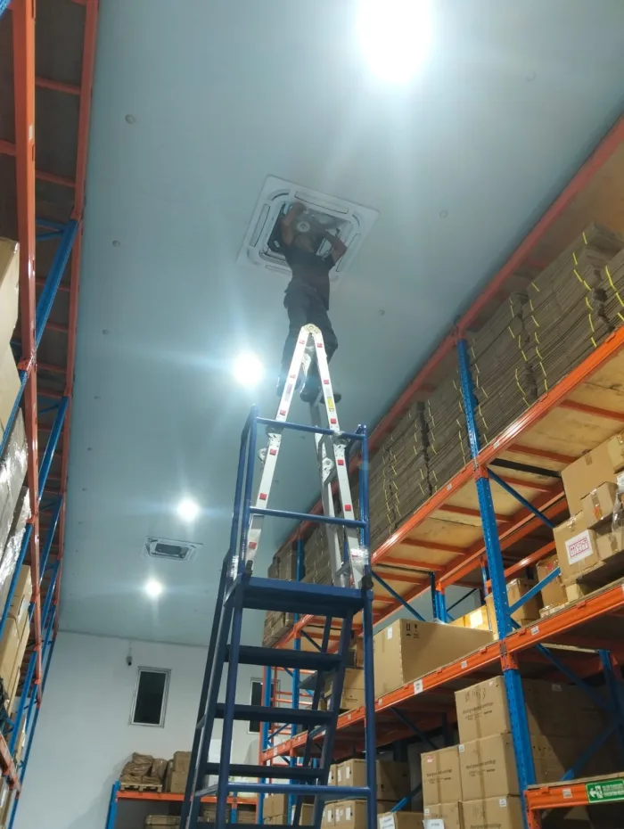 Setting & Koneksi Kelistrikan Unit AC Cassette Plafon